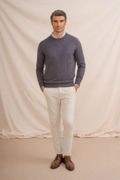 Jersey Básico Cuello Caja