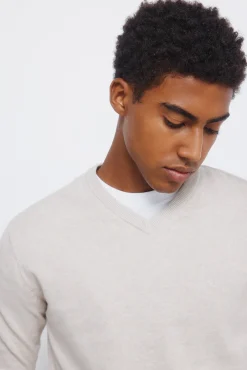 Jersey básico cuello pico