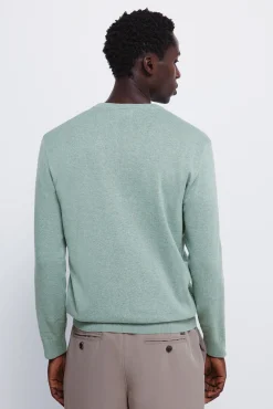 Jersey básico cuello pico