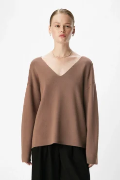 Jersey básico cuello pico