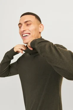 Jersey básico de cuello alto