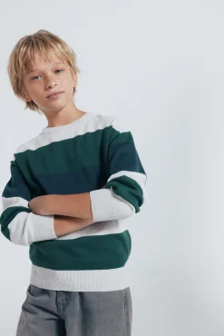 Jersey básico rayas niño