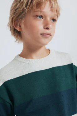 Jersey básico rayas niño