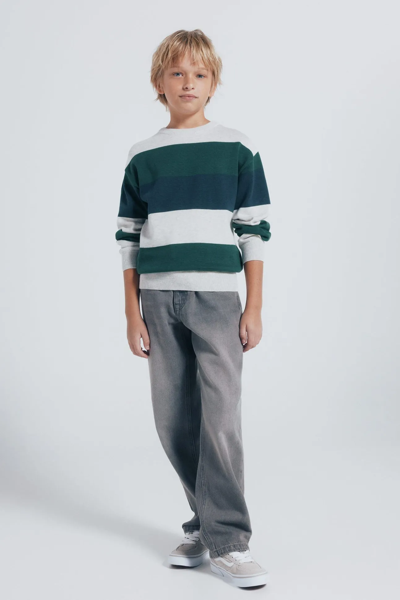 Jersey básico rayas niño