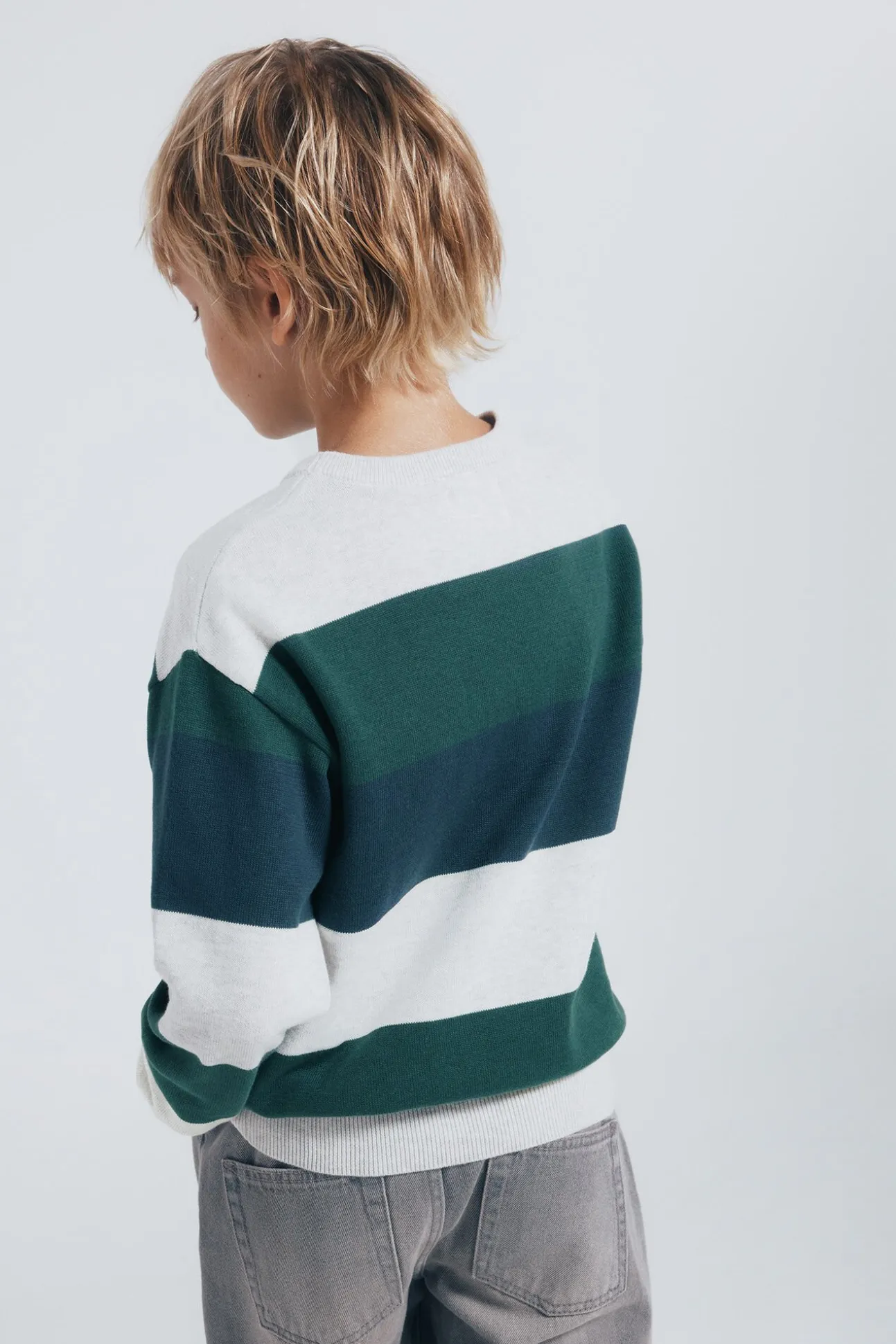 Jersey básico rayas niño