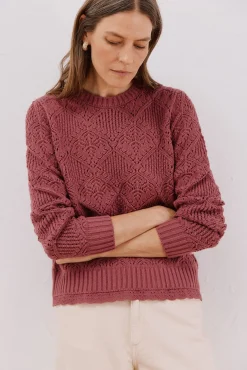 Jersey calado combinado