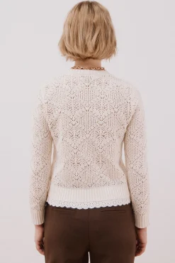 Jersey calado combinado