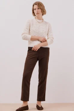 Jersey calado combinado