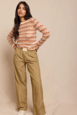 Jersey calado multicolor