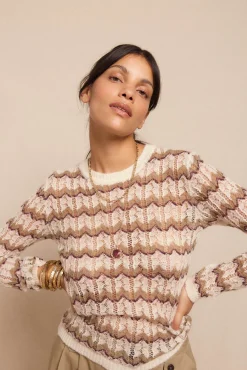 Jersey calado multicolor