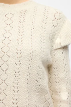 Jersey calado volantes