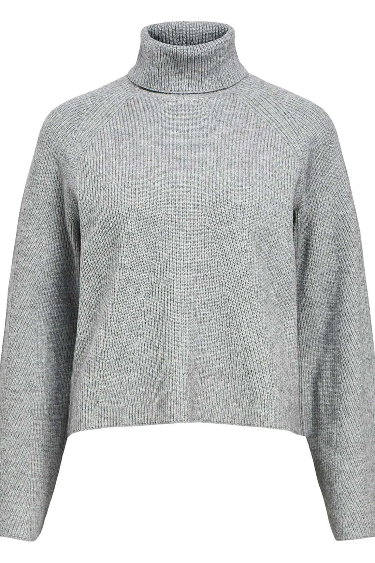 Jersey canalé cuello vuelto