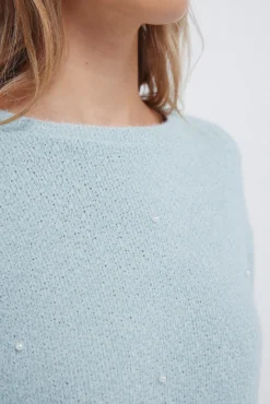 Jersey chenilla perlas