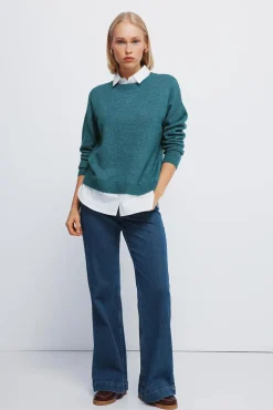 Jersey combinado camisero