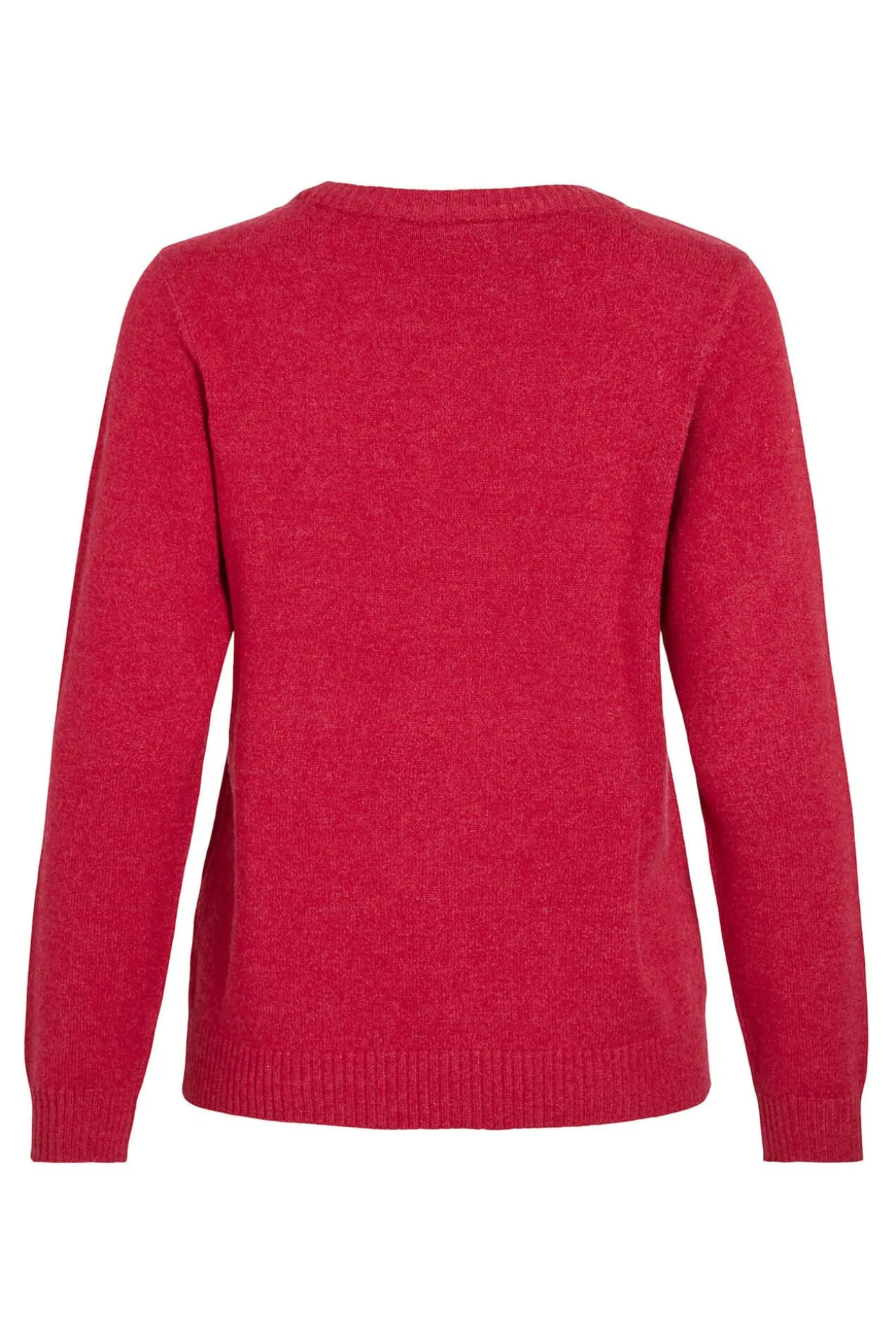 Jersey con cuello redondo de viscosa