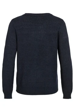 Jersey con cuello redondo de viscosa