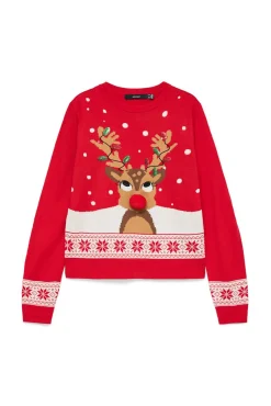 Jersey con estampado navideño