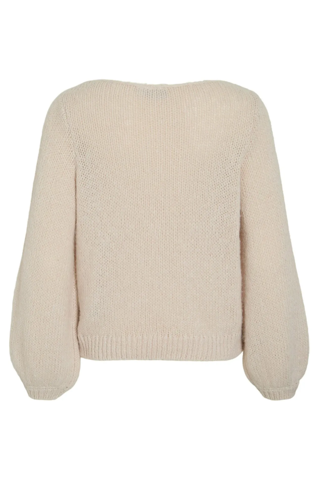 Jersey con flores de punto con lana