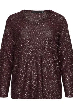 Jersey con lentejuelas talla grande