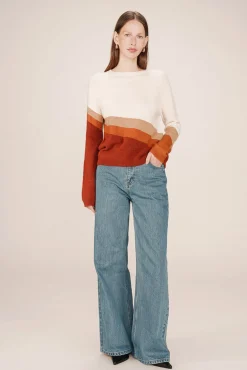 Jersey con motivo multicolor