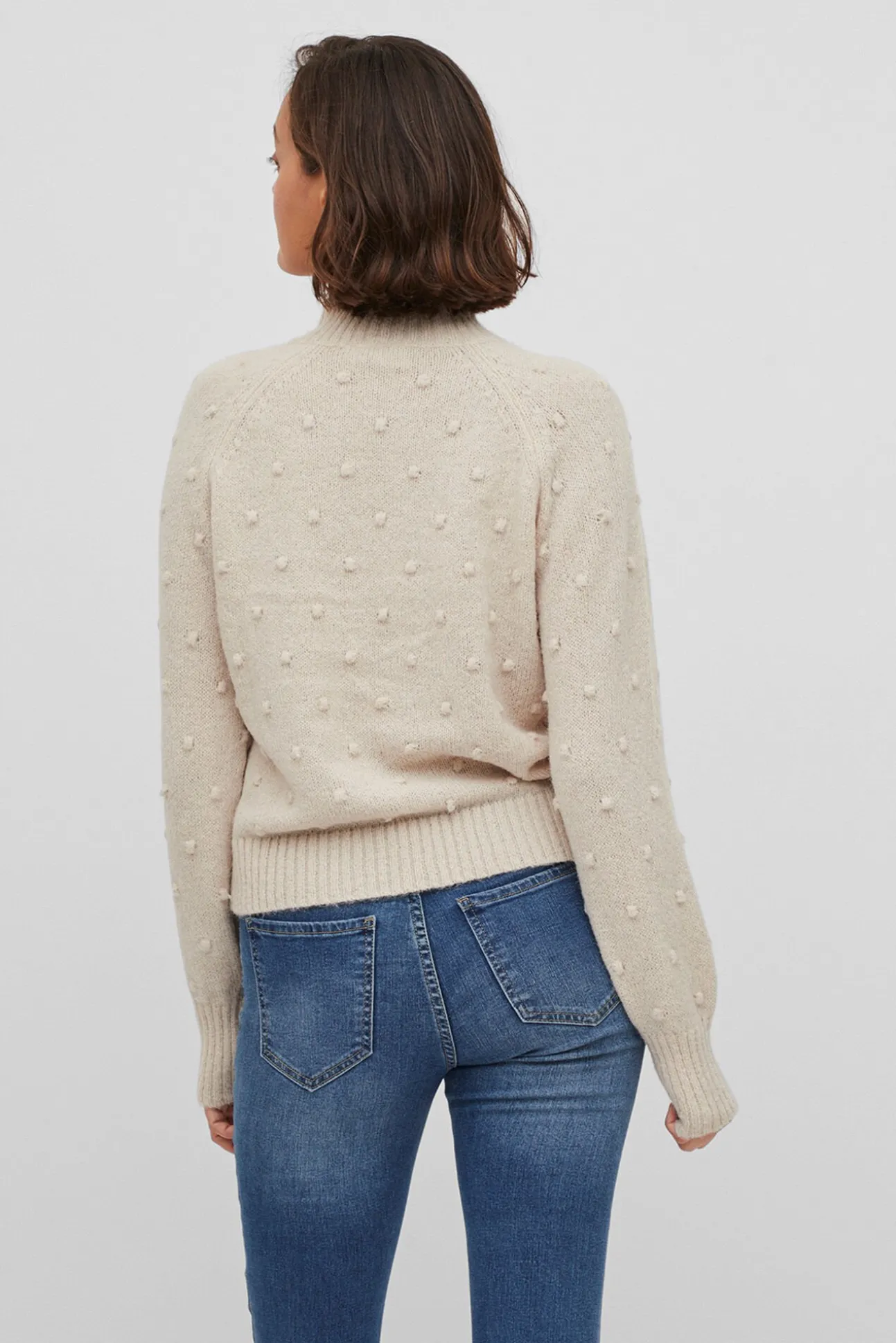 Jersey con perlas de punto