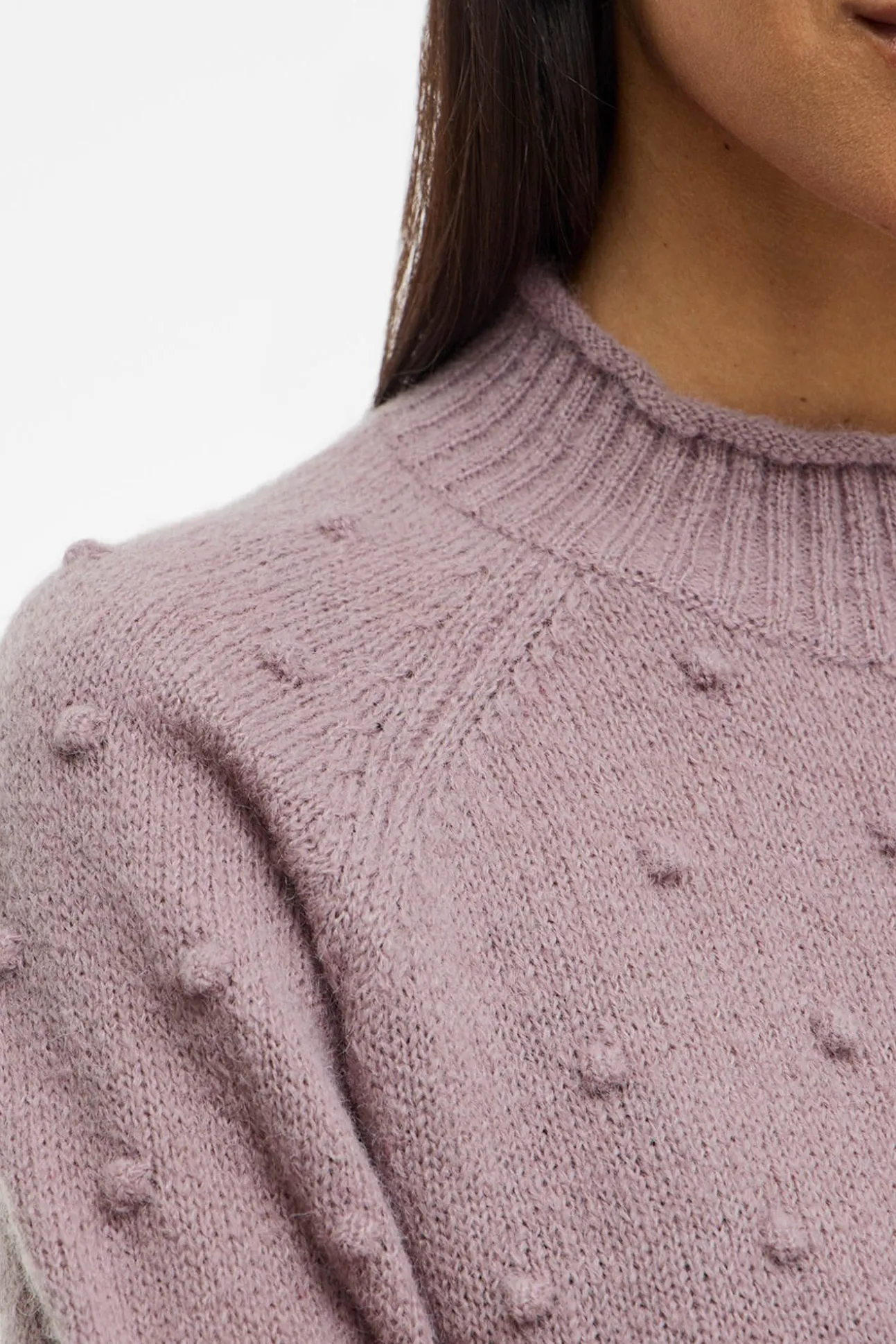 Jersey con perlas de punto