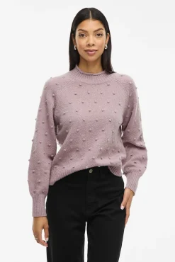 Jersey con perlas de punto