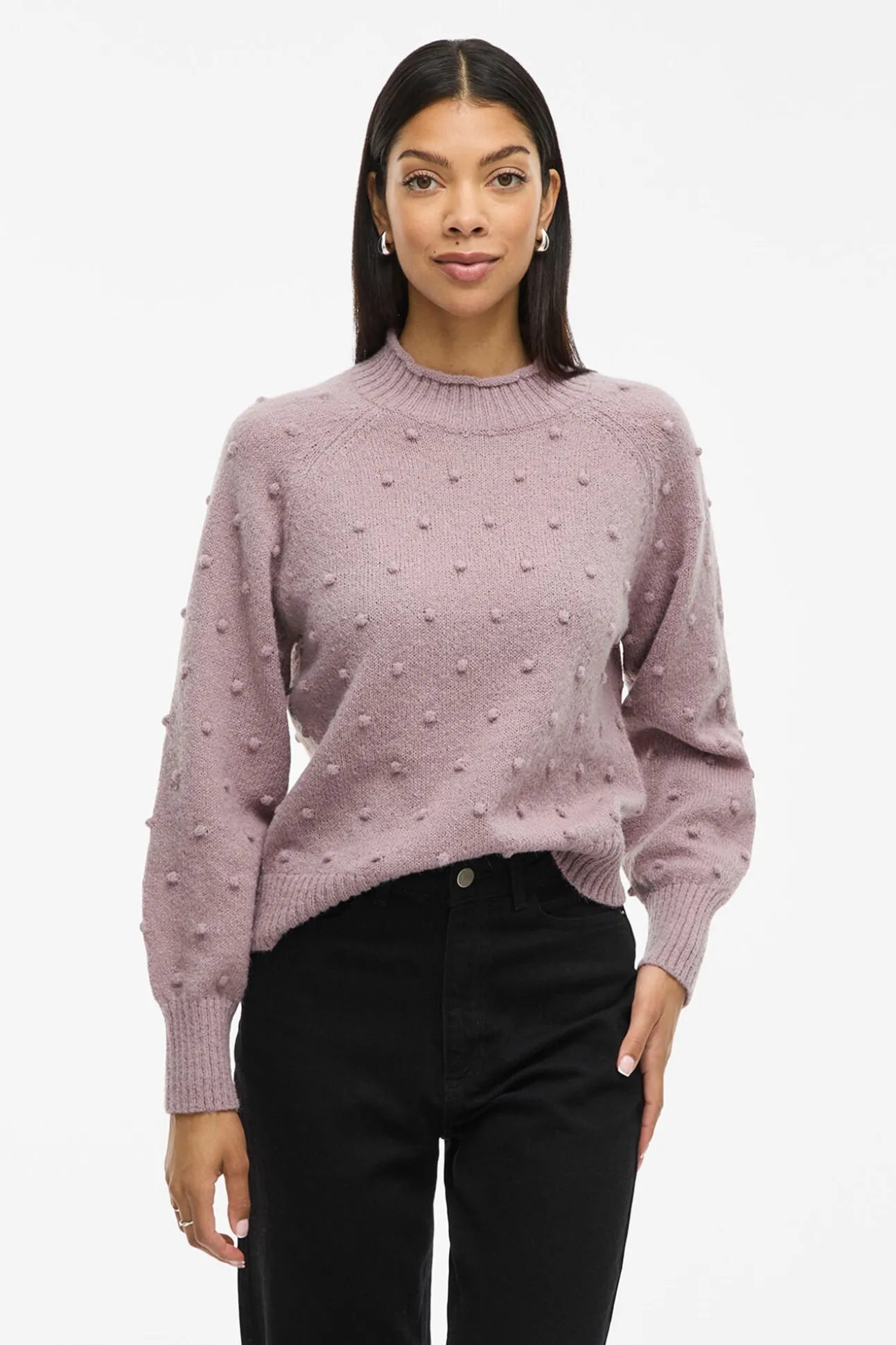 Jersey con perlas de punto