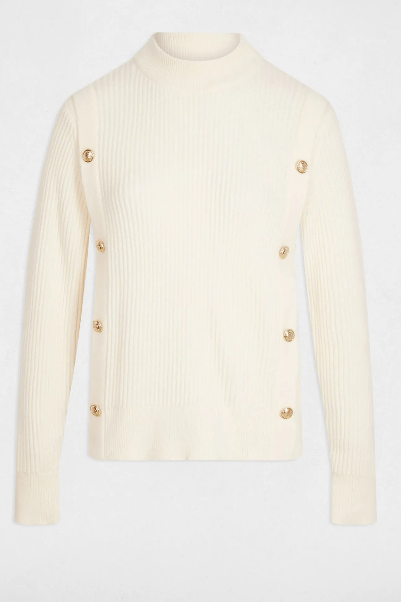 Jersey corto de cuello alto