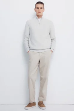 Jersey cremallera liso