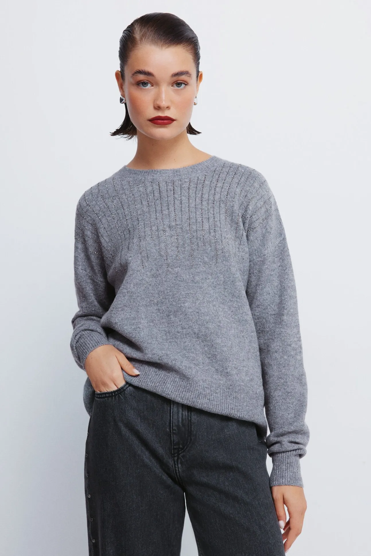 Jersey cristales fantasía