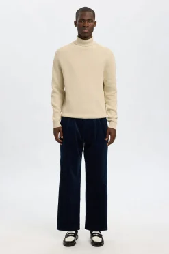 Jersey cuello alto 100% algodón orgánico