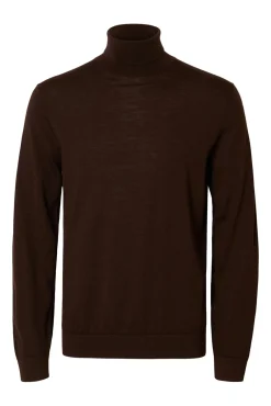 Jersey cuello alto 100% lana merino