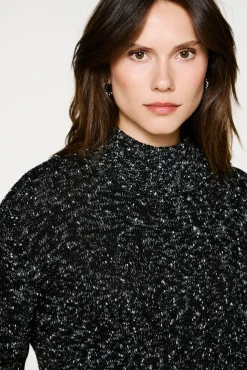 Jersey cuello alto algodón orgánico