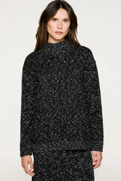 Jersey cuello alto algodón orgánico