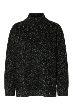 Jersey cuello alto algodón orgánico