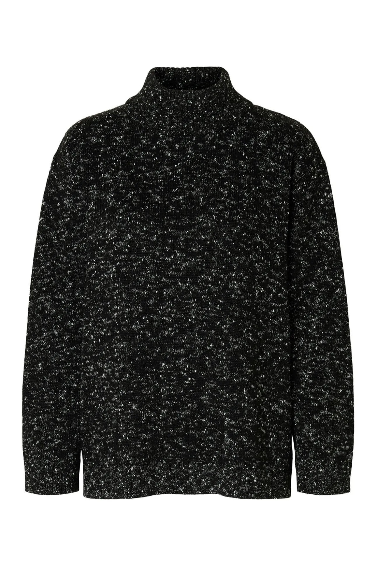 Jersey cuello alto algodón orgánico