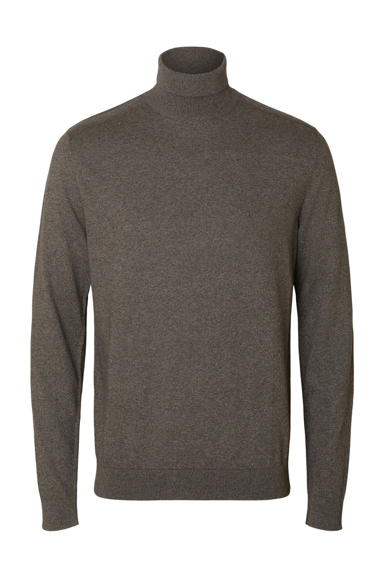 Jersey cuello alto algodón orgánico