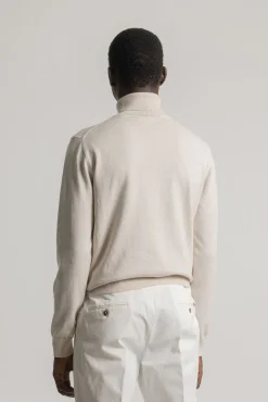 Jersey cuello alto algodón