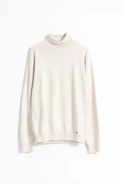 Jersey cuello alto algodón