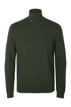 Jersey cuello alto algodón orgánico