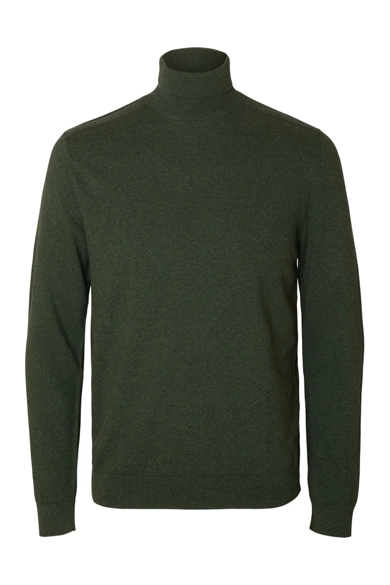 Jersey cuello alto algodón orgánico