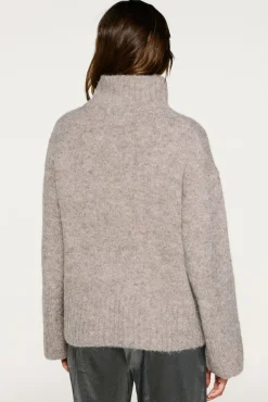 Jersey cuello alto alpaca