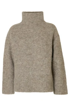 Jersey cuello alto alpaca