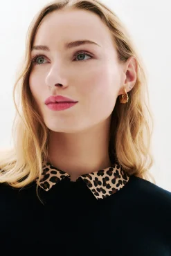 Jersey cuello animal print