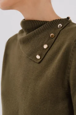 Jersey cuello botones