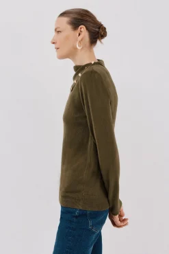 Jersey cuello botones