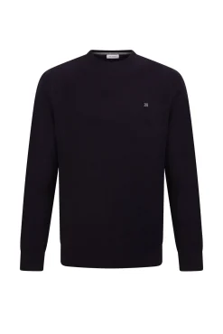 Jersey cuello caja lana merino y cashmere