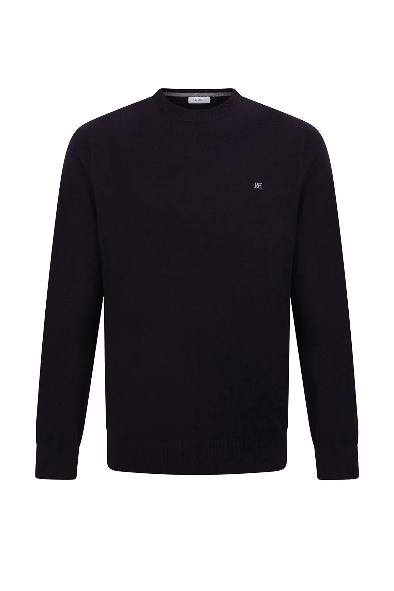 Jersey cuello caja lana merino y cashmere