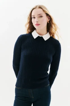 Jersey cuello camisa